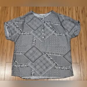 NWOT Counterparts Patterned Shirt